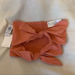 BNWT Aritzia Wilfred Daveney Crop Top - XXS - Tawny Orange